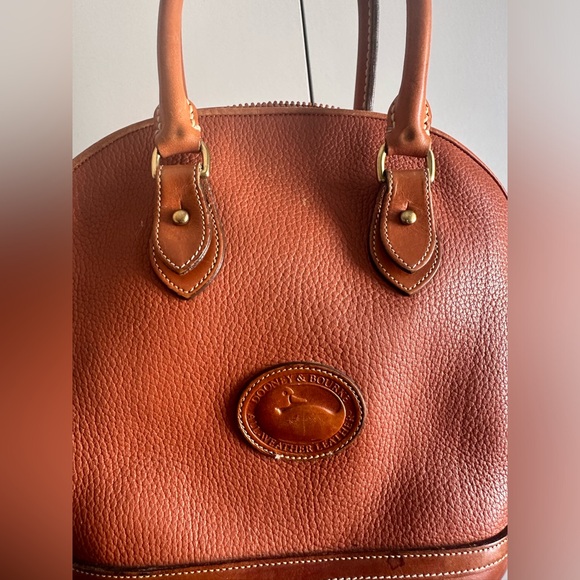 Dooney & Bourke Tan Leather Handbag - Picture 7 of 8